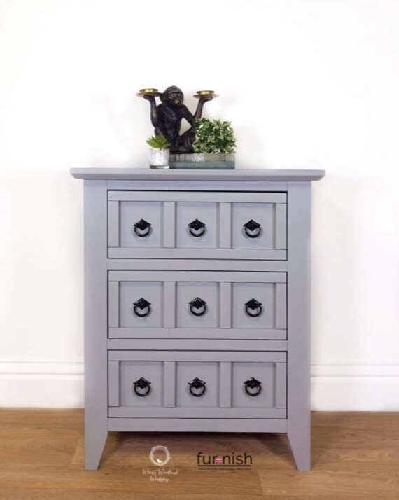 Drawer Storage Unit Side Table With Storage Hallway Etsy