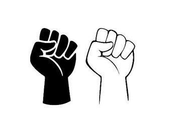 Power to the People SVG PNG 300 dpi - Solidarity - Social Justice - Raised Fist - Equal RIghts - Digital Download - Sublimation - Cut File