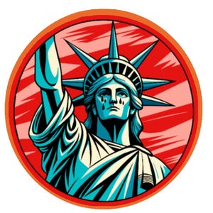 Estátua da Liberdade Chorando PNG - Constituição - Direitos - Adesivo de Carro - Camiseta - Patriótico - Download Digital - EUA - 300 dip - Cricut