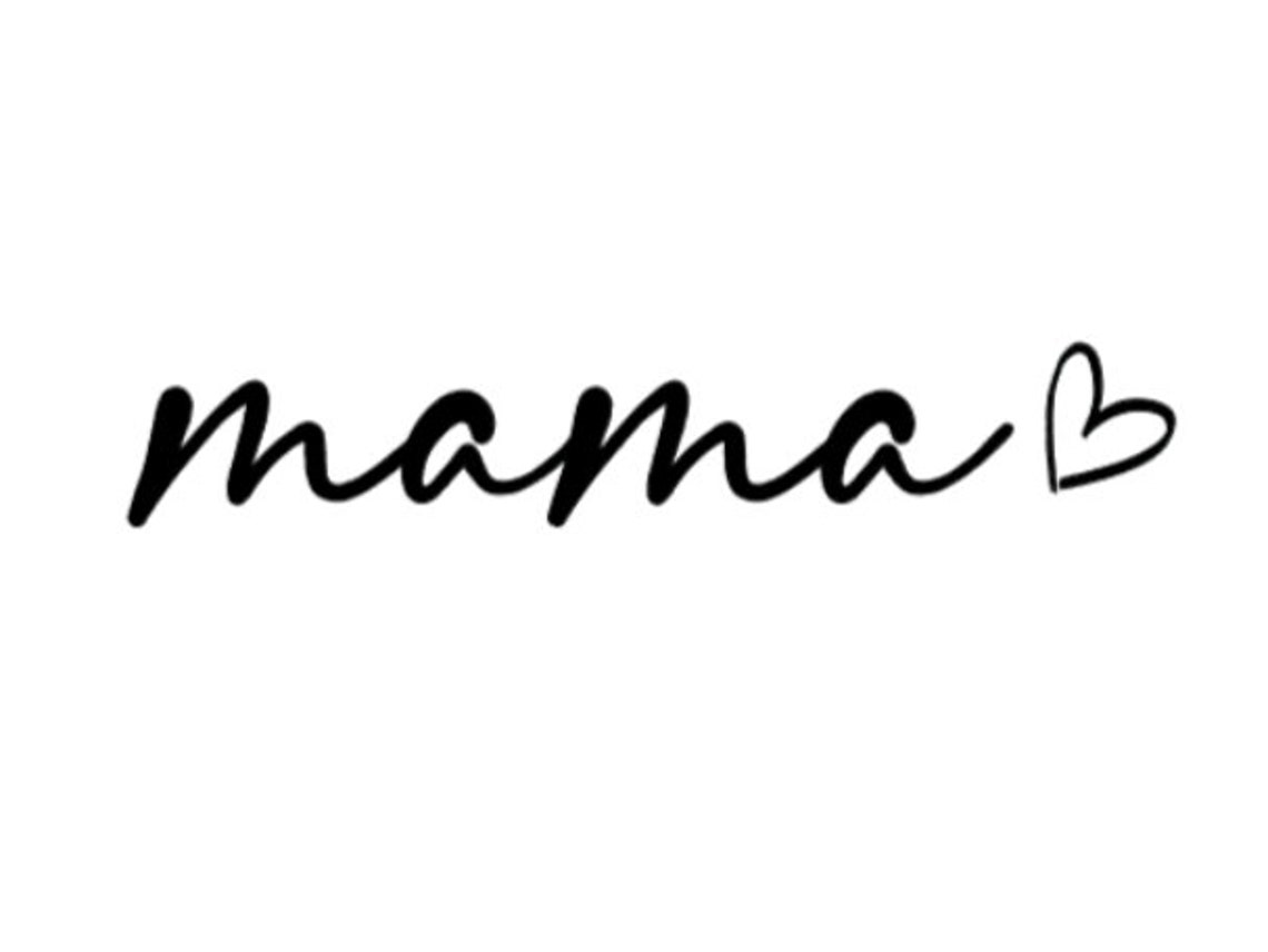 Mama SVG Mama With Heart SVG Mother's Day SVG - Etsy