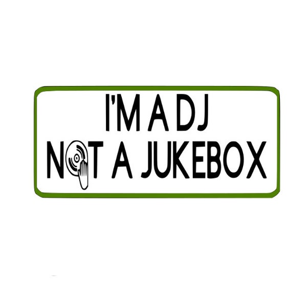 I'm a DJ not a Jukebox Svg Png - Music Svg - DJ - Music - Sublimation Png - DJ T Shirt - Digital Download  - Cricut cut files