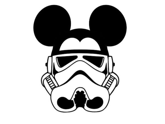 Stormtrooper Mickey SVG Storm Trooper Mickey SVG Star - Etsy