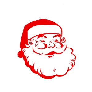 Vintage Santa Claus SVG PNG 300 - Jolly Santa SVG - Feliz Natal - Santa - Natal - Download digital - Arquivo de corte Cricut - Sublimação