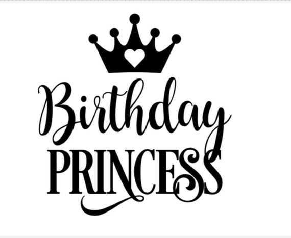 Birthday Princess SVG Birthday SVG Crown Svg Birthday T - Etsy Canada