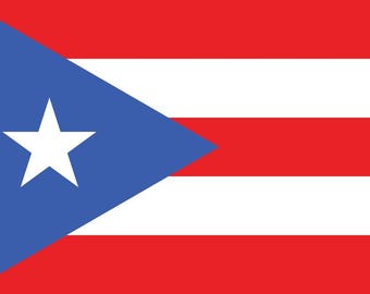 Puerto Rican Flag  PNG  - Puerto Rico - Borinquen - Car Decal - T Shirt - Patriotic - Digital Download - USA - 300 dpi - Cricut