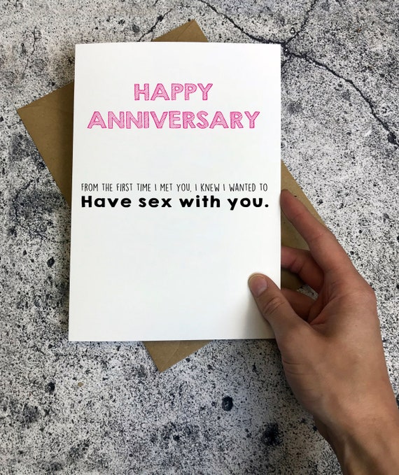 How to surprise someone by Rather Rude Cards: 1 year anniversary