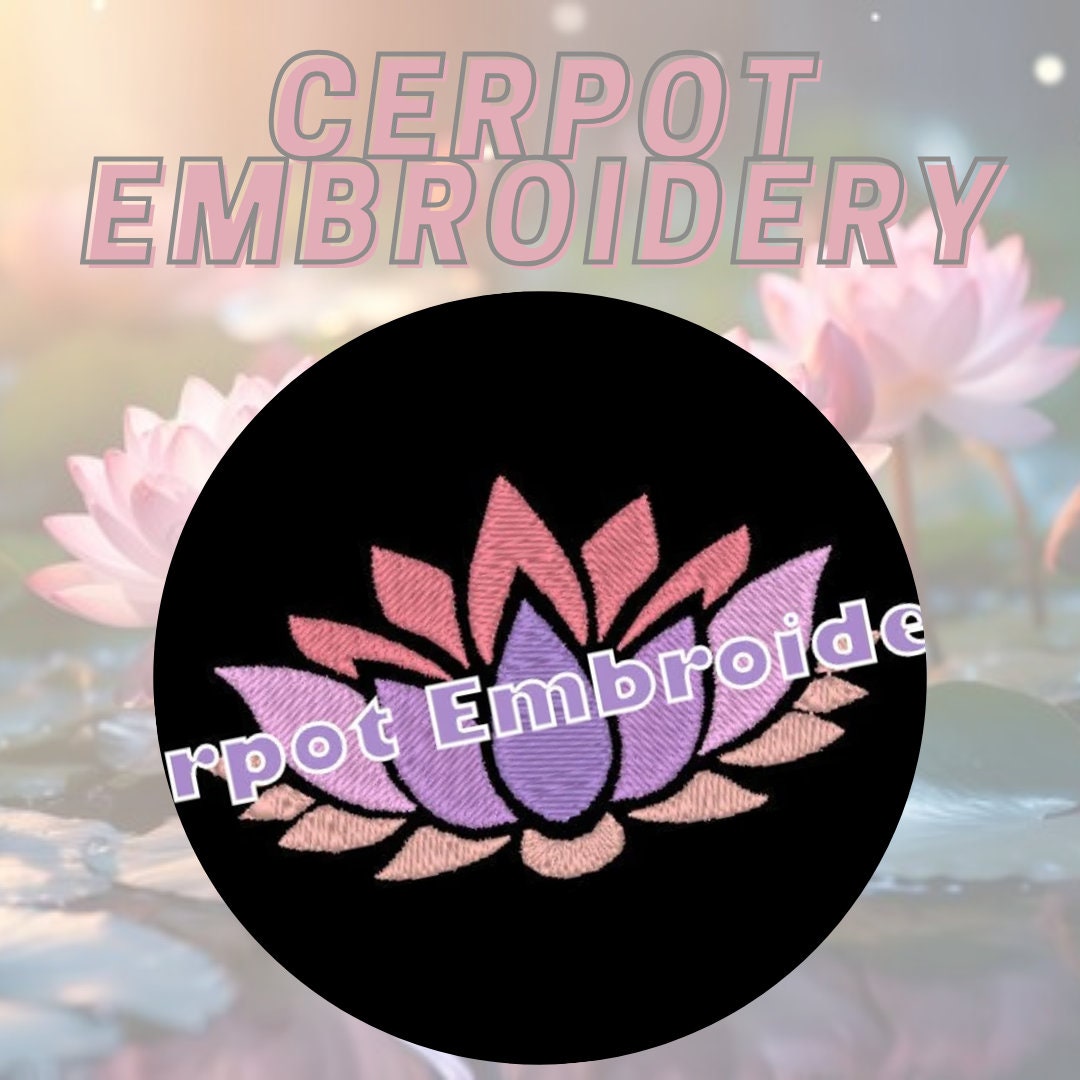 Machine Embroidery Design - Lotus Pattern - Floral Embroidery - Instant ...