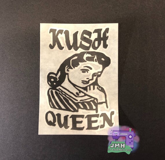 Laptop decal Kush Queen vinyl sticker Scrapbooking. Car decal Art & Collectibles Other