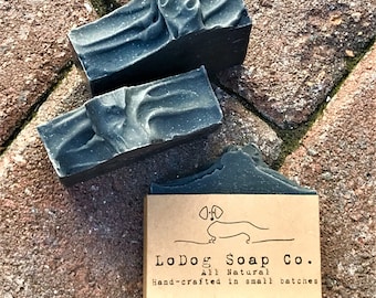 feeling AWAKE: Tea Tree Eucalyptus Activated Charcoal Cold Process Soap, Handmade Soap, Natural Soap, Vegan Soap, Artisan Soap