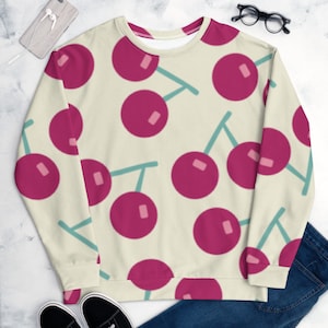 Cherry Man Greg Universe Soft Fleece-Lined Sweatshirt