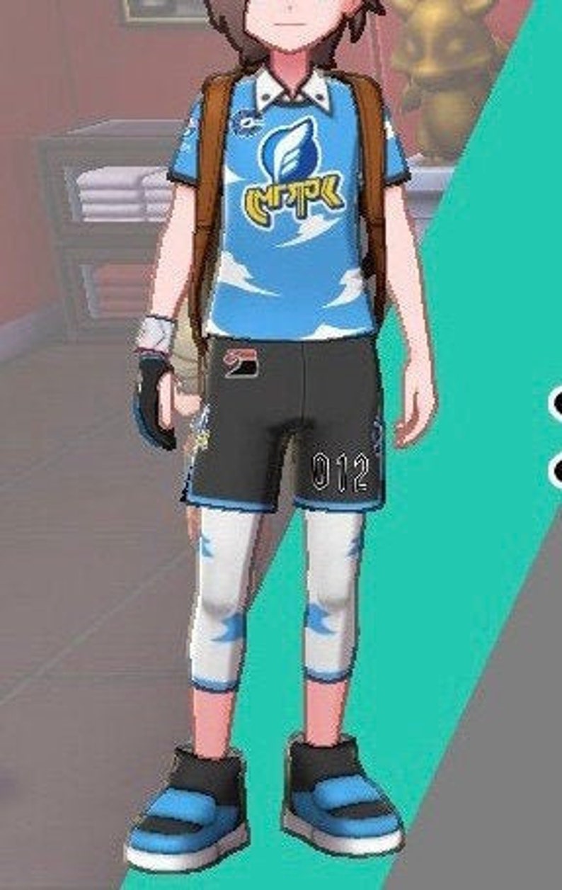 Fly Uniform Pokémon Sword and Shield Gym Cropped Leggings Etsy
