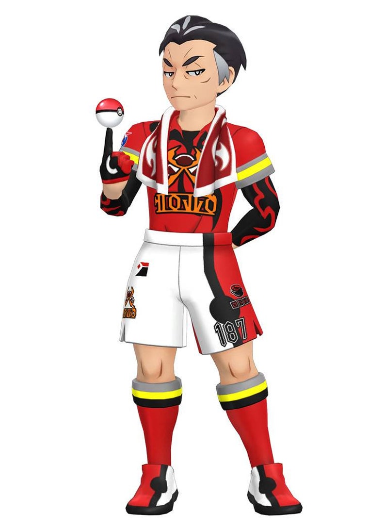 \u30ab\u30d6 Custom Pok\u00e9mon Sword and Shield Fire Kabu Cosplay Uniform Men/'s Athletic Shorts