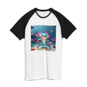 T-shirt raglan in cotone di qualità premium da donna Cute One