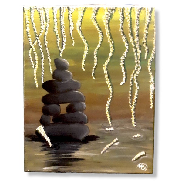Zen Garden Painting - Etsy