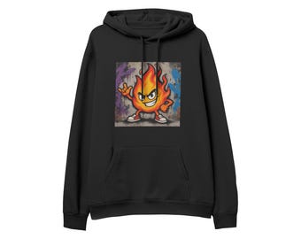 LUMLifeArt's "Inferno" Character Men's Soft Cotton Hoodies