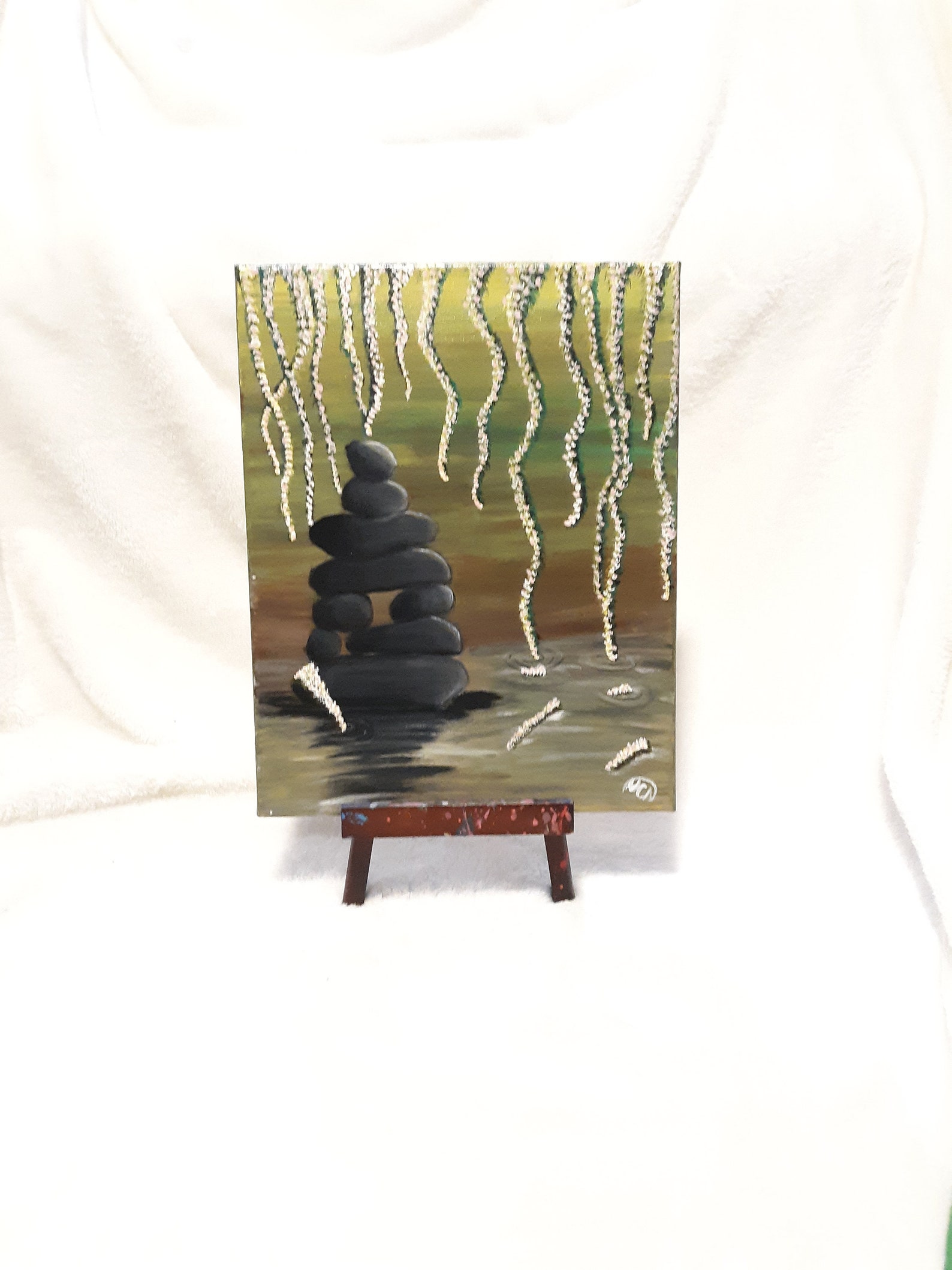 Zen Garden painting Etsy