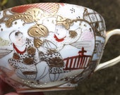 exquisite Satsuma Nippon cup and saucer