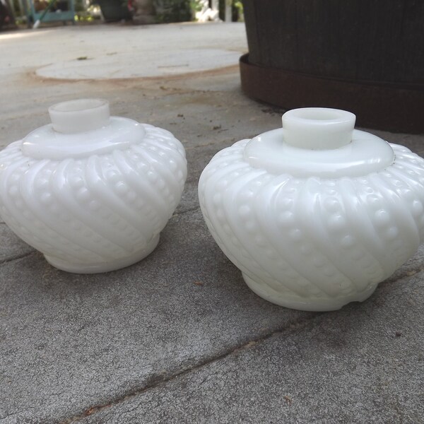 Milk Glass Lamps Etsy