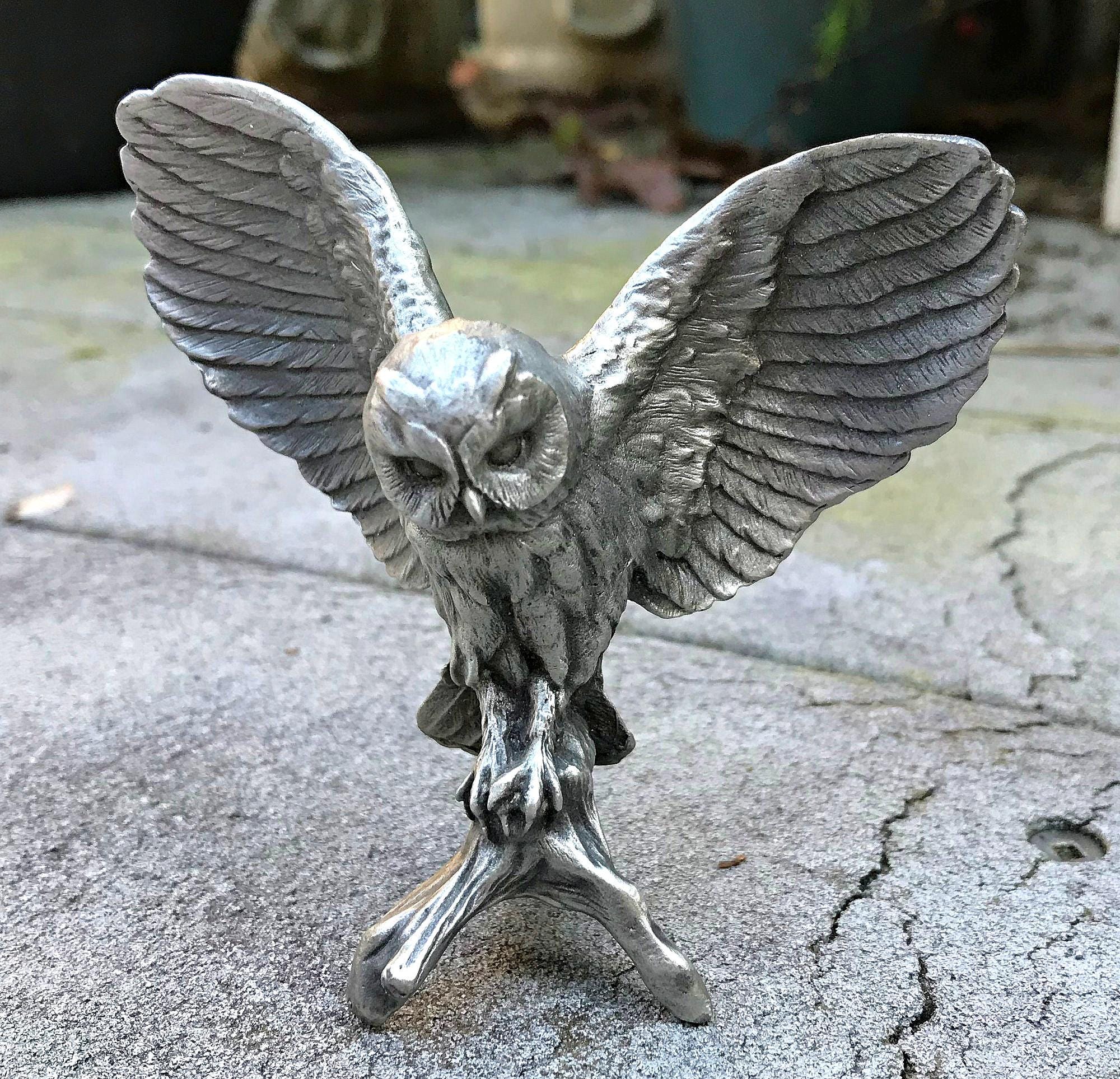 beautiful pewter owl