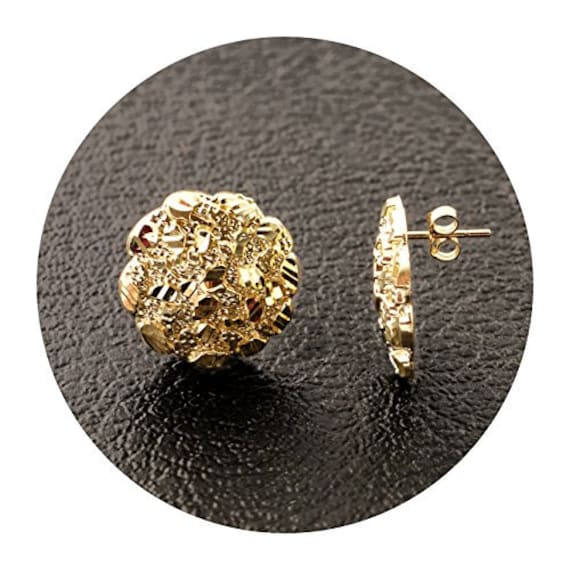 nugget earrings real