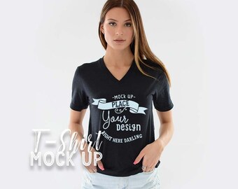 Download Bella Canvas 3005 Mockup Bella Canvas 3005 Black Heather Bella Canvas V Neck Mockup Model Mockup Bella Canvas Mockup T Shirt Mock Up New Free Downloads Psd Mockups File PSD Mockup Templates