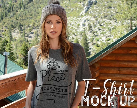Bella Canvas 3001 Mockup Bella Canvas Deep Heather Shirt Bella Canvas 3001 Mockup Bella Canvas Deep Heather Shirt