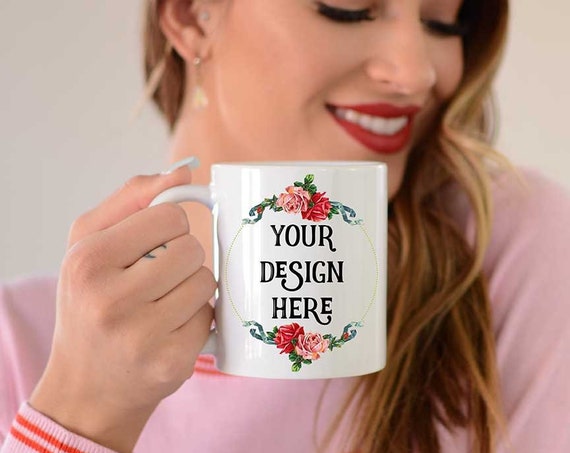 Mug Mockup White Mug Mockup Lifestyle Photography Printful Mug