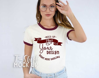 Download Ringer Tee Mockup Ringer Shirt Mockup Next Level Ringer Tee Shirt Mockup Model Mockup Next Level Mockup T Shirt Mock Up 3d Logo Mockup Psd Free Mockups 3d Freemockup