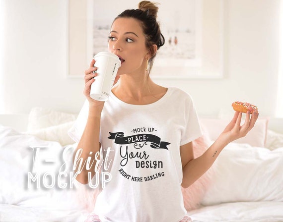 White Tshirt Mockup Bella Canvas Mockup Bella Canvas 3001 Etsy