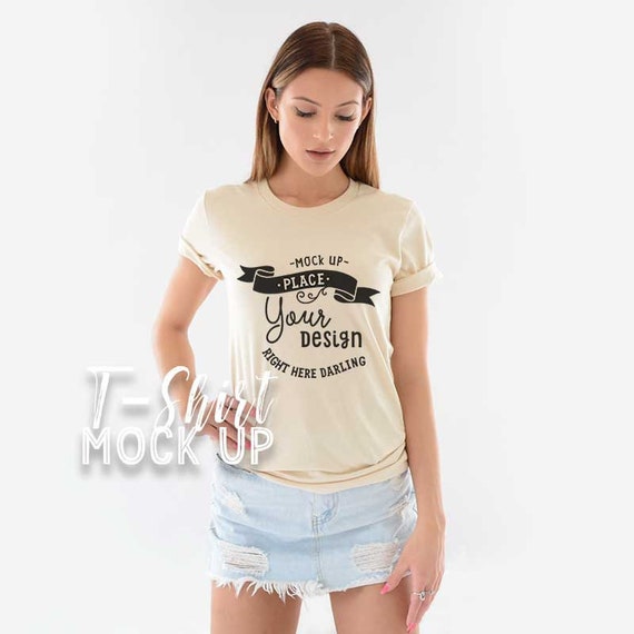 Download Bella Canvas 3001 T Shirt Mockup