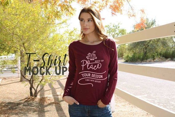 Long Sleeve Mockup Bella Canvas 3501 Mockup Gildan Long Etsy