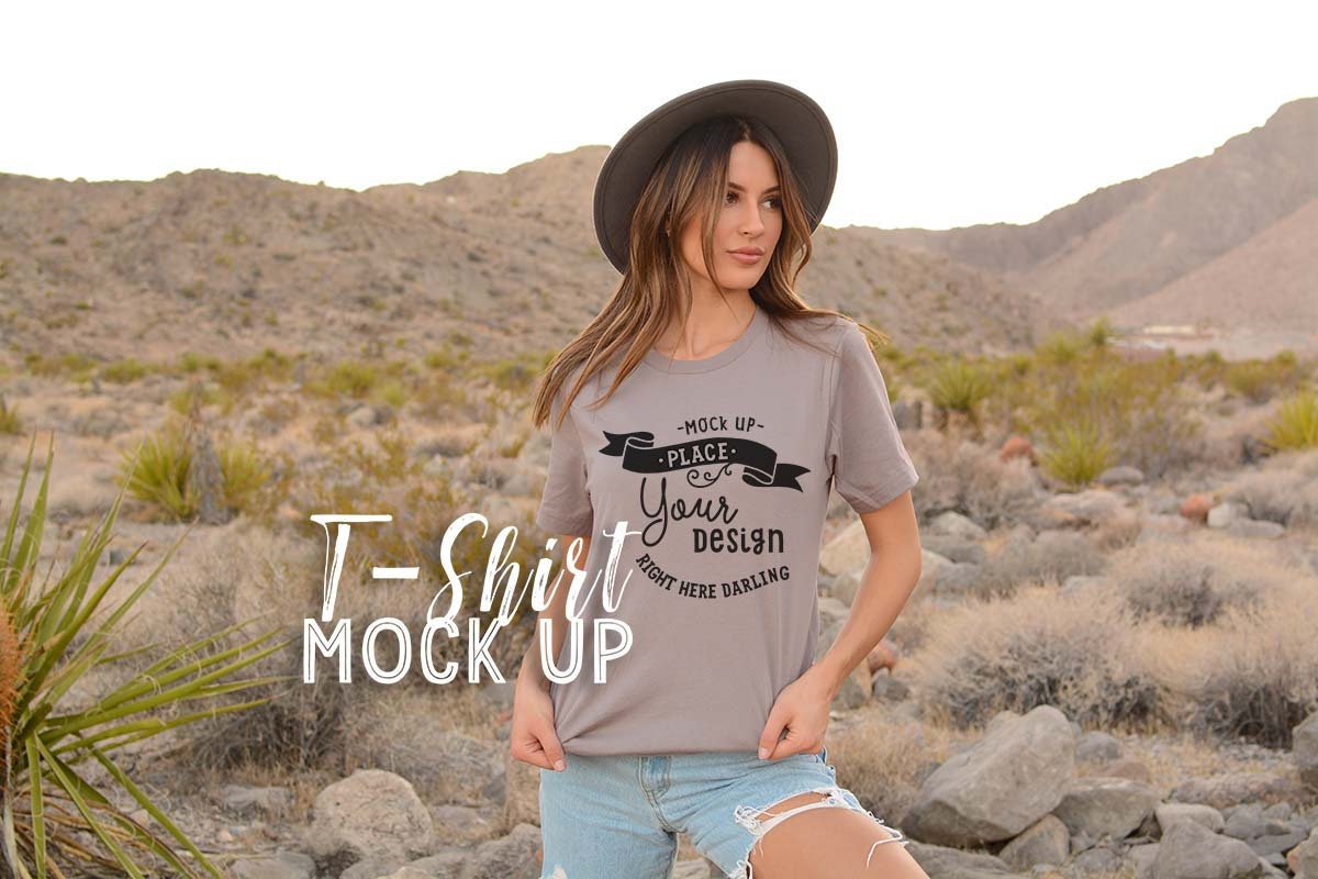 bella canvas pebble brown