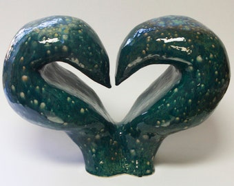 Biomorphic Heart Sculpture