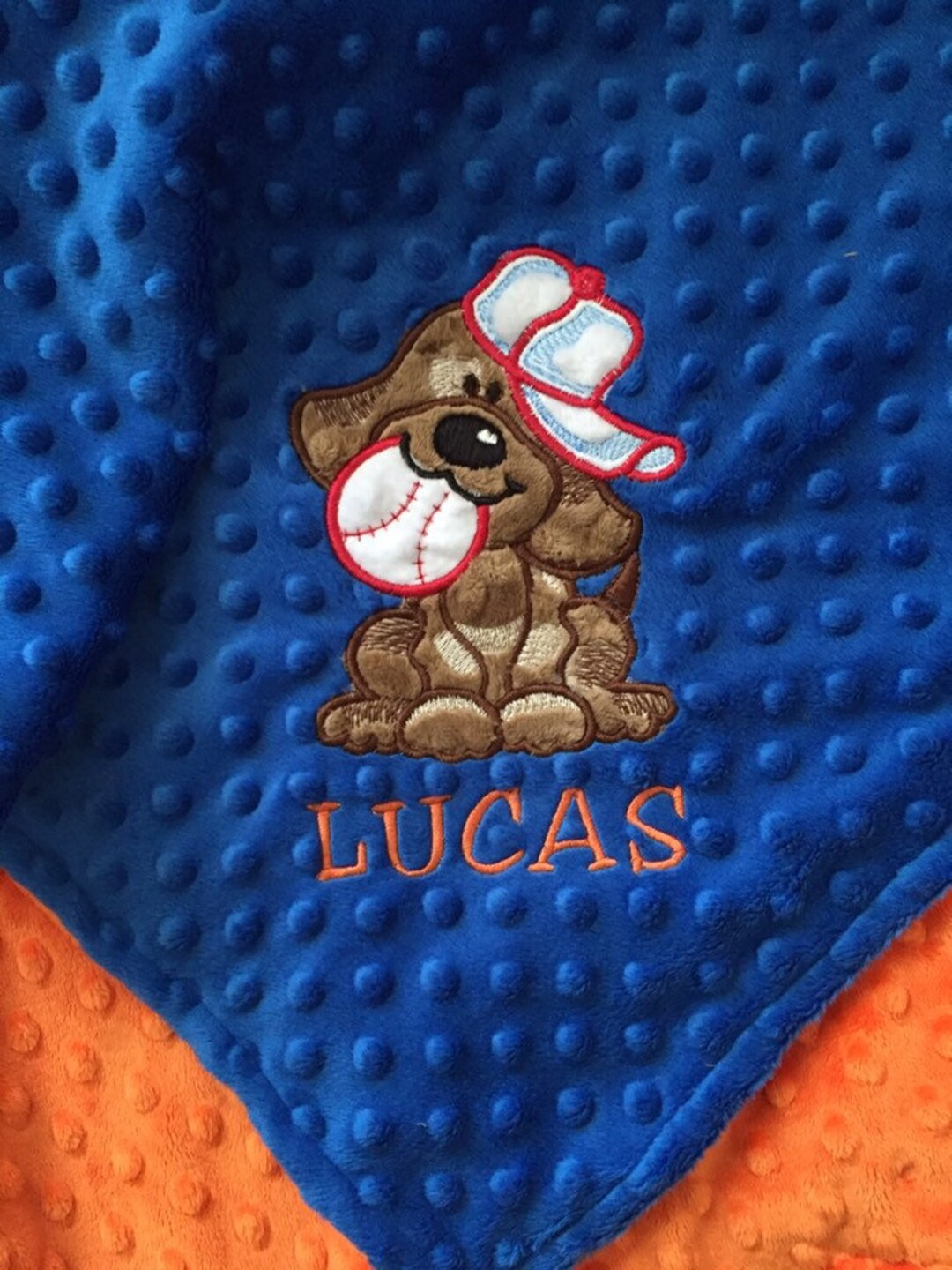 Baseball Minky Blanket main image 0