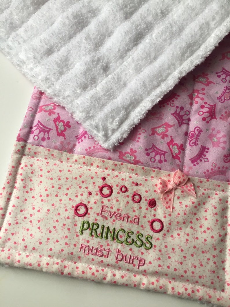 Baby Burp ClothPrincess Burp cloth