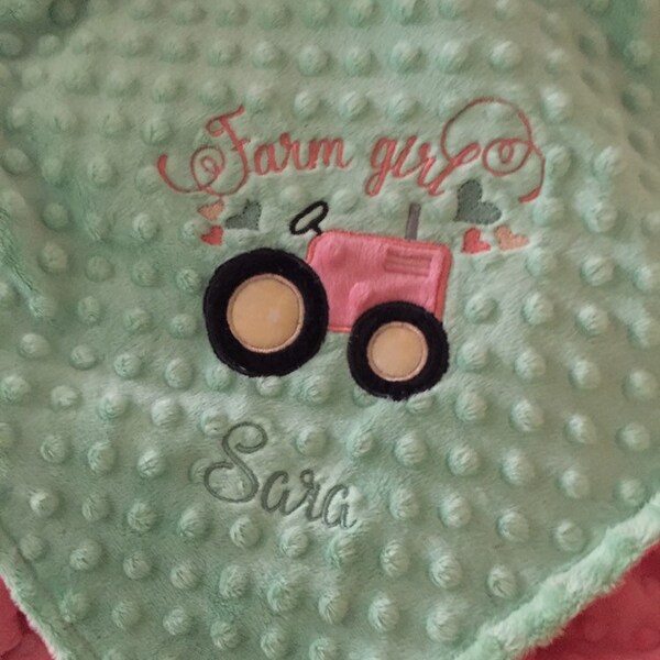 Tractor Blanket Etsy