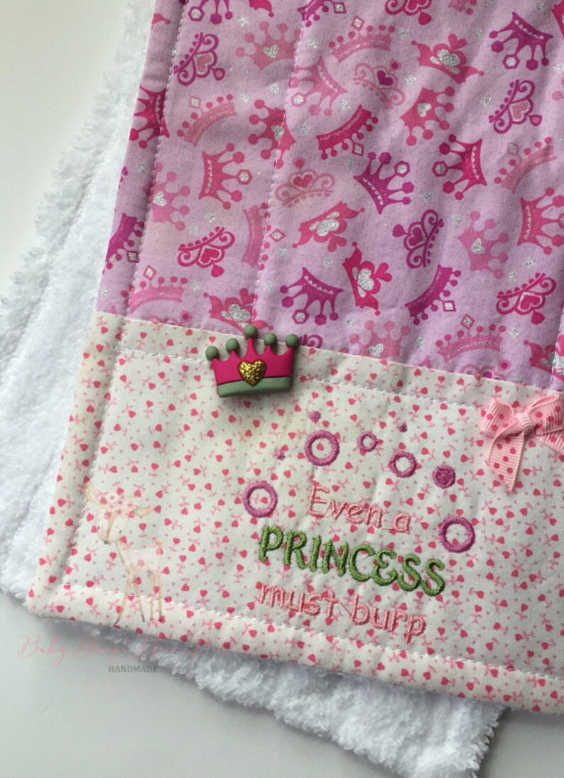 Baby Burp ClothPrincess Burp cloth