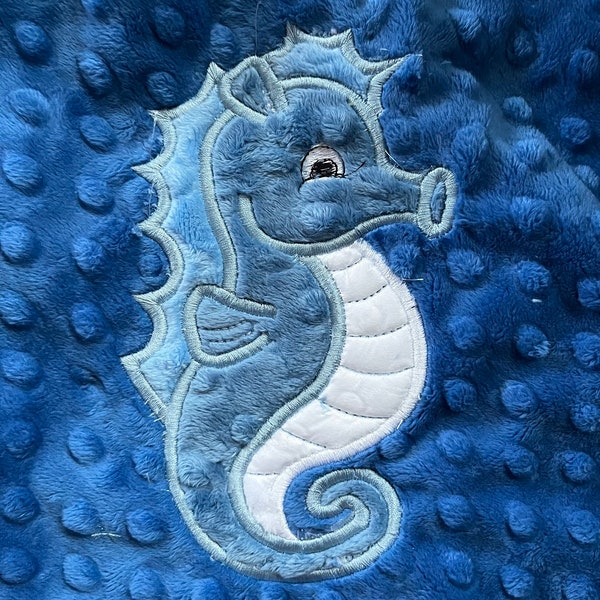 BABIES BLANKET SEAHORSE SONNET