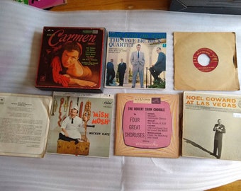 Lot of over 40 45 RPM vinyl records G to VG condition tested plays well