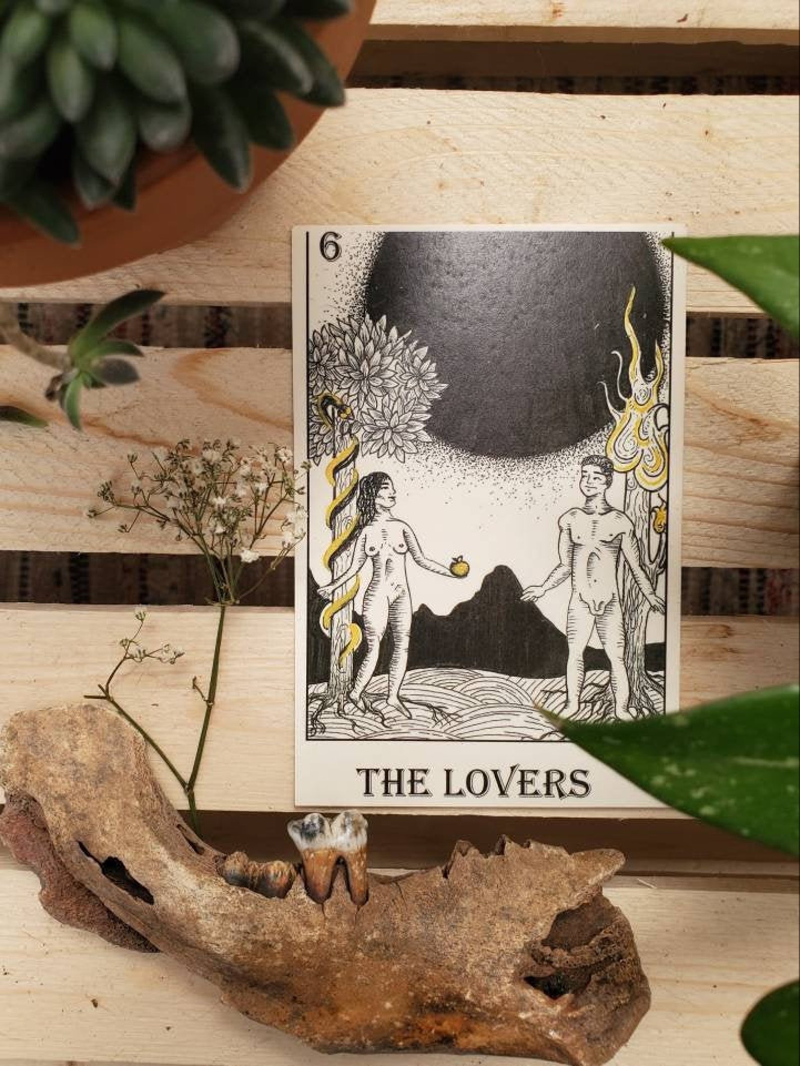 6 DE GELIEFDEN Individuele Tarotkaart Etsy 6 DE GELIEFDEN Individuele Tarotkaart Etsy