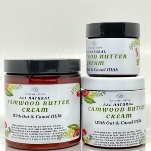 All Natural Camwood Butter Cream|Made with Oat & Camel Milk|Super Moisturizing|All Skin type