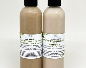 Kein Kokosnussöl Chebe Shampoo & Spülung Pack|Vegan|KEINE LAUGE