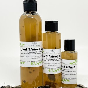Yoni(Vulva) Wash|pH Balance|Probiotic With ACV, Rose Water...Detox & Tightening|Gentle And Mild..