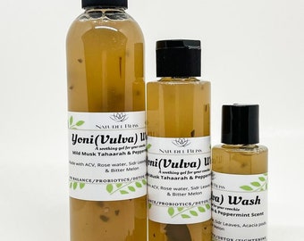 Yoni(Vulva) Wash|pH Balance|Probiotic With ACV, Rose Water...Detox & Tightening|Gentle And Mild..