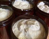 Chebe Hair Growth Cream Chebe Shea Butter Amla Fenugreek Aloe Vera Black Castor Oil Leave-in Conditioner(Lavender-Vanilla Scent)