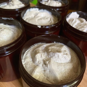 Chebe Hair Growth Cream|Vegan|Chebe|Shea Butter|Amla|Fenugreek|Aloe Vera|Black Castor Oil|Leave-in Conditioner(Lavender-Vanilla Scent)
