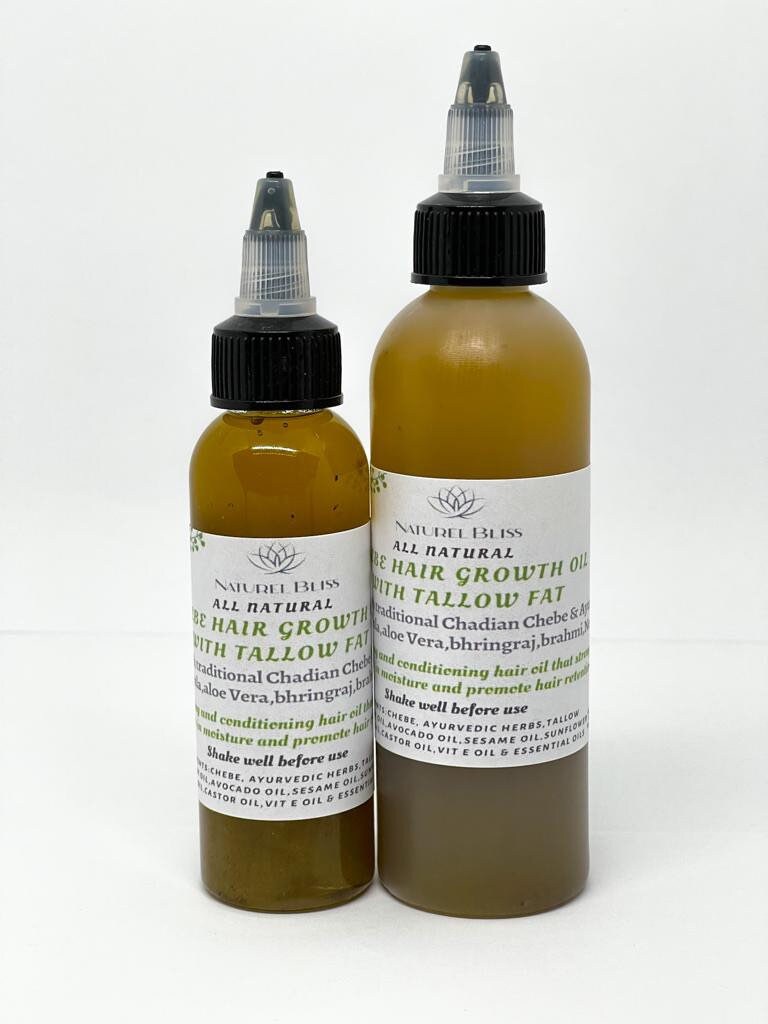 Chebe & Tallow Hair Growth Oilayurvedic Hair Growth - Etsy Chebe & Tallow Hair Growth Oilayurvedic Hair Growth - Etsy
