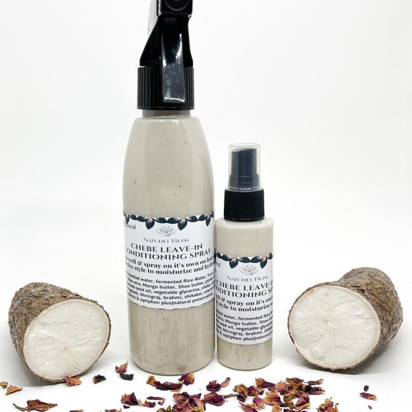 Chebe Conditioning Leave-in Hair Spray|For Dry Hair|Hair Milk|With Fermented Rice Water|Yucca|Ayurvedic Herbs|Vegan