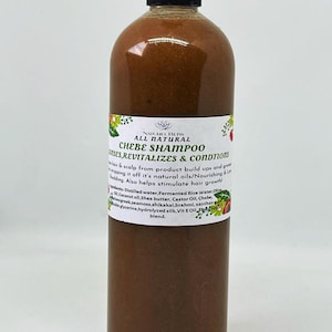 Chebe Revitalisierendes Shampoo gemacht mit Chebe,fermentiertem Reiswasser|Aloe Vera,Amla,Bockshornklee,Shikakai|Konditionierung|Klärung