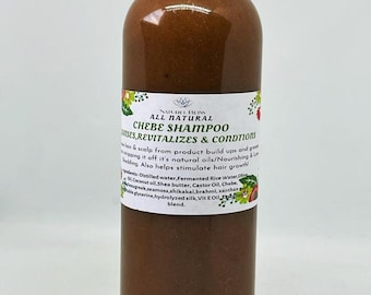 Shampoo Chebe, Acqua di Riso Fermentato, Aloe Vera, Amla, Fieno Greco, Shikakai